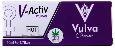 HOT V-Activ krem pielęgnacyjny z CBD 50 ml - odżywczy do pielęgnacji skory HOT
