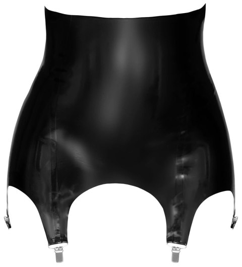 LateX Szeroki Pas do Pończoch Czarny L Naturalny Lateks Late X