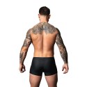 Male Power Snap Off Short M czarne szorty z zatrzaskami Male Power