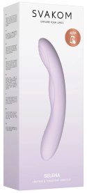 Svakom Selena Pastel Lilac - model silikonowy, wodoodporny, ładowalny SVAKOM