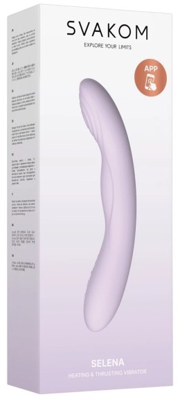 Svakom Selena Pastel Lilac - model silikonowy, wodoodporny, ładowalny SVAKOM