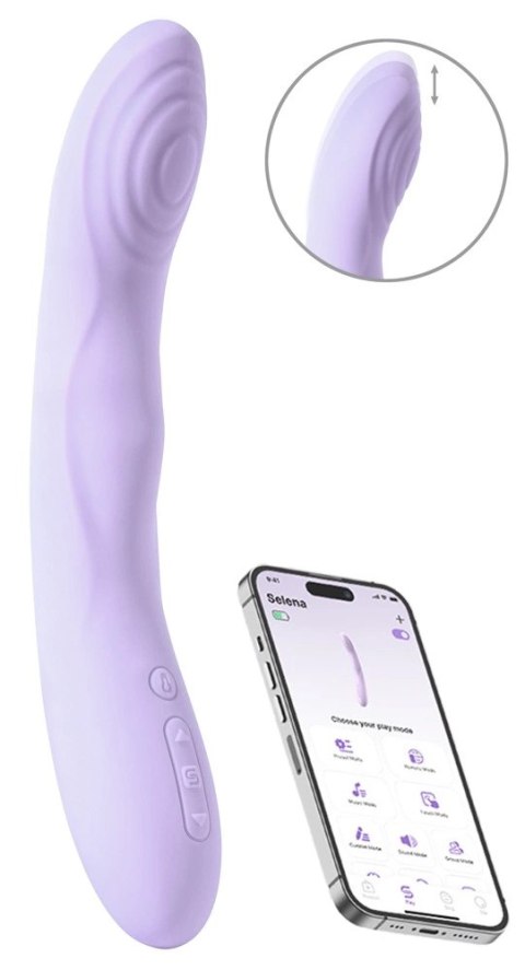 Svakom Selena Pastel Lilac - model silikonowy, wodoodporny, ładowalny SVAKOM