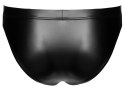 Svenjoyment Briefs 3XL czarne wetlook z siateczką i zamkiem Svenjoyment