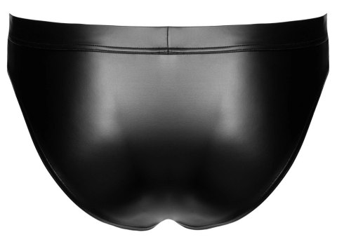Svenjoyment Briefs M czarne wetlook siateczka z zamkiem Svenjoyment
