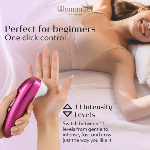 Womanizer Pro Pink - Intuicyjny model z technologią powietrzną, 11 poziomow Womanizer
