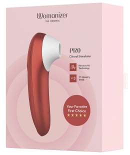 Womanizer Pro Red - Model z 11 trybami i technologią powietrzną Womanizer