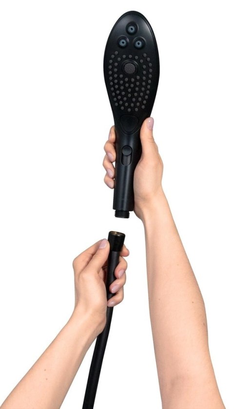 Womanizer Wave Black - Innowacyjna Słuchawka Prysznicowa 3 Tryby, 27,7 cm Womanizer