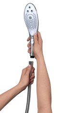Womanizer Wave Chrome - uniwersalna głowica natryskowa 3 funkcje 27,7 cm Womanizer