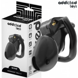 Addicted Toys Locked Midnight Cell S - system kontroli, 4 pierścienie, 4.8 cm ADDICTED