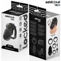 Addicted Toys Locked Midnight Cell S - system kontroli, 4 pierścienie, 4.8 cm ADDICTED
