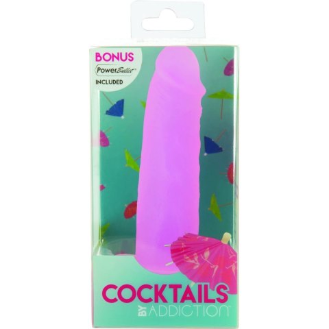 Addiction Cocktails Purple Cosmo 14 cm silikonowy model z przyssawką Addiction