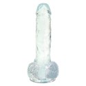 Addiction Crystal Addiction Clear Dong 18 cm, przezroczysty, TPE, przyssawka Addiction