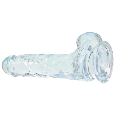 Addiction Crystal Addiction Clear Dong 18 cm, przezroczysty, TPE, przyssawka Addiction
