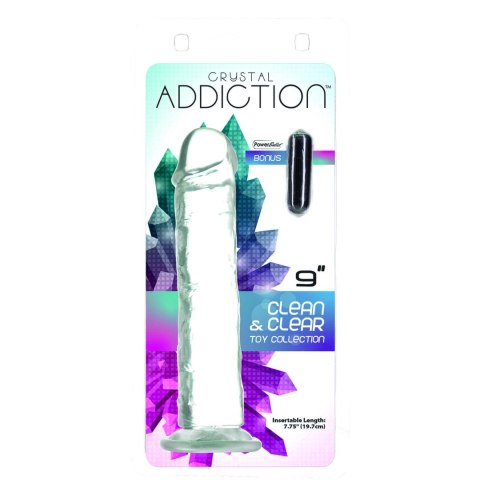Addiction Crystal Addiction Transparent Model 23 cm z przyssawką Addiction