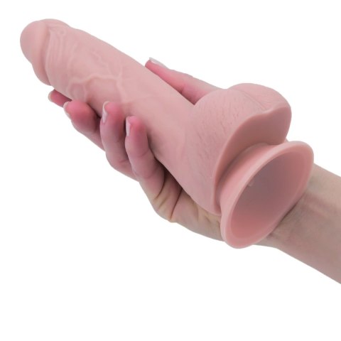 Addiction Mark Model 19 cm Beżowy - elastyczny model z przyssawką Addiction