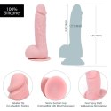 Addiction Mark Model 19 cm Beżowy - elastyczny model z przyssawką Addiction