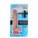 Addiction Mark Model 19 cm Beżowy - elastyczny model z przyssawką Addiction