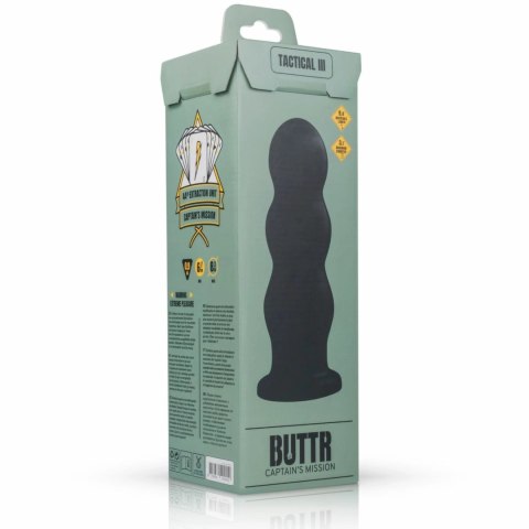 BUTTR Tactical III - duży model anatomiczny z żebrowaną powierzchnią 7 cm BUTTR