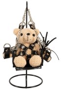 Bad Kitty Teddy Swing brelok kolekcjonerski 11 cm czarny Bad Kitty