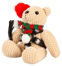 Bad Kitty Teddy Winter Edition maskotka z uprzężą i brelokiem 11 cm Bad Kitty