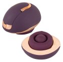Belou Rotating Vulva Ma - wielofunkcyjny masażer z 2 silnikami, USB, czarny Belou