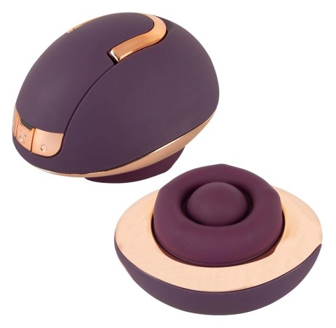 Belou Rotating Vulva Ma - wielofunkcyjny masażer z 2 silnikami, USB, czarny Belou