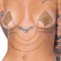 Cottelli Accessoires Złote Ozdoby na Ciało z Łańcuszkami 6,5 cm Cottelli