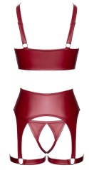 Cottelli Lingerie komplet bielizny połusztywniany bordowy 75B/S Cottelli
