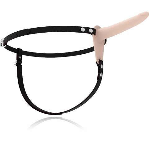 Fetish Submissive Harness silikonowy model z funkcją wibracji 15 cm FETISH SUBMISSIVE