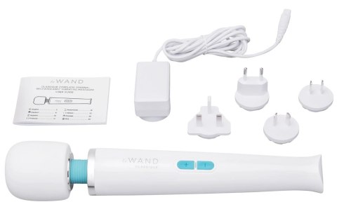 Le WAND Classique Cordless Rechargeable biały masażer bezprzewodowy Le Wand