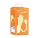 Loveline G-Spot Remote Control Vibe żołty - 10 trybow, model C-shape Loveline by Shots