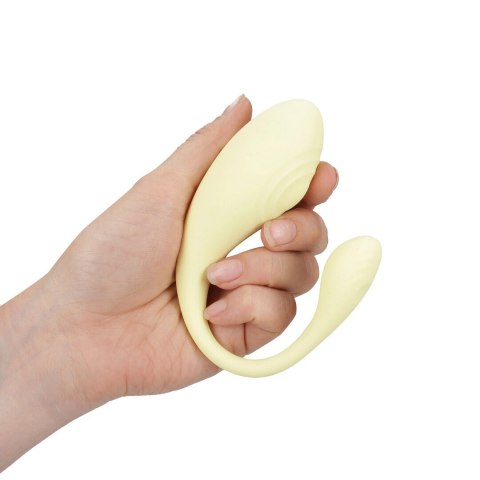 Loveline G-Spot Remote Control Vibe żołty - 10 trybow, model C-shape Loveline by Shots