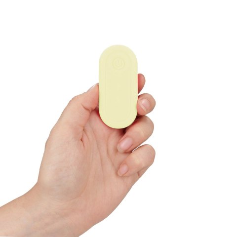 Loveline G-Spot Remote Control Vibe żołty - 10 trybow, model C-shape Loveline by Shots