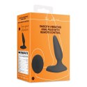 Loveline Smooth Plug z funkcją wibracji i pilotem Licorice Black Loveline by Shots