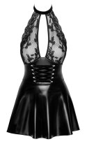 Noir Orgia Exclusive Czarna Mini Sukienka Bez Plecow L Koronka Noir