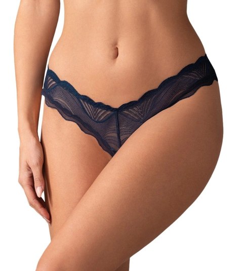 Obsessive Nightly Blue figi koronkowe niebieskie XL/2XL komfort Obsessive