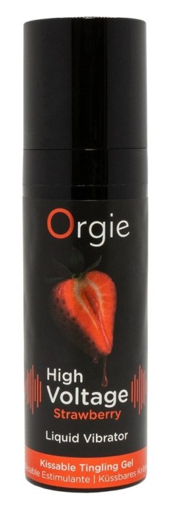Orgie High Voltage Strawberry 15 ml - żel stymulujący o smaku truskawkowym Orgie