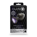 Ouch! Metalowy korek ozdobny Serce Średni - powierzchnia gładka Ouch! by Shots