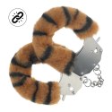 Ouch! Tiger Puszyste Kajdanki Heavy-Duty z Bezpiecznym Zamkiem Ouch! by Shots