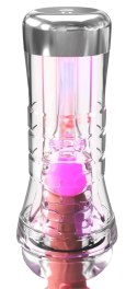 PDX Elite ViewTube XXL przezroczysta maszyna intymna LED 27,3 cm PDX