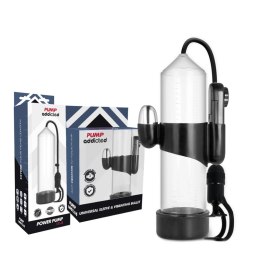Pump Addicted RX5 przezroczysty system prożniowy z wibracją 23 cm PUMP ADDICTED