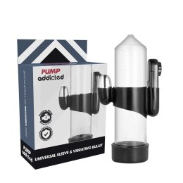 Pump Addicted - Wibrujący Pocisk do Systemow Pomp, Czarny PUMP ADDICTED