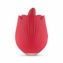 Teazers Rose Model - Wibrujący Symulator z Funkcją Licking, Czerwony Teazers