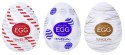Tenga Egg Standard Zestaw 3 modeli - Twister, Bouncy, Silky, elastyczne etui TENGA