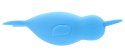 Unihorn Narwhal - Dwufunkcyjny stymulator łechtaczki z silikonu, 14,3 cm Unihorn