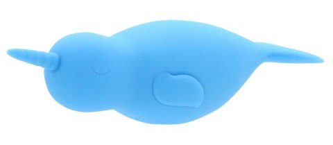Unihorn Narwhal - Dwufunkcyjny stymulator łechtaczki z silikonu, 14,3 cm Unihorn