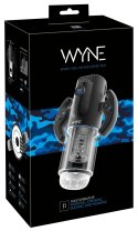WYNE Model 11 automatyczna maszyna intymna z funkcją dźwięku, czarna WYNE
