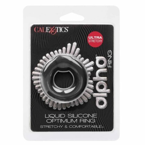 CalExotics Alpha Optimum pierścień silikonowy czarny ultramiękki CALEXOTICS