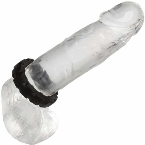 CalExotics Alpha Prolong Ring silikonowy czarny 2,5 cm wodoodporny CALEXOTICS