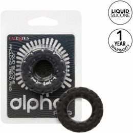 CalExotics Alpha Prolong Ring silikonowy czarny 2,5 cm wodoodporny CALEXOTICS